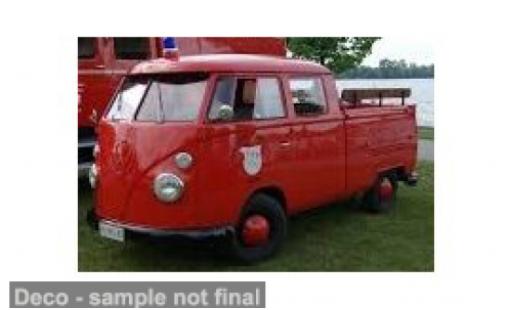 Modelauto Volkswagen T1 Base rood Brandweer (NL) 1/43 Cararama
