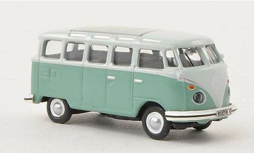 Volkswagen T1 Base 1/87 Schuco Samba grijs-groen/grijs modelauto