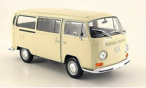 Volkswagen T2 B 1/24 Welly Bus beige 1972 modelauto