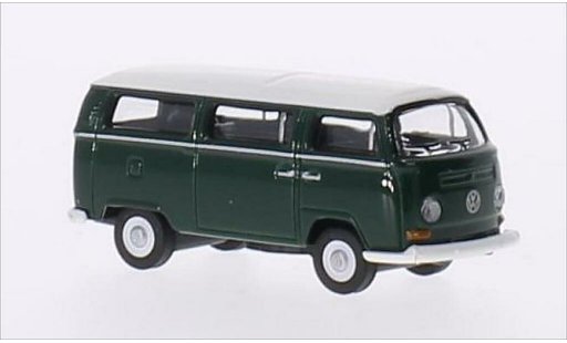 Volkswagen T2 Base 1/87 Schuco Bus groen/wit modelauto