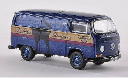 Volkswagen T2 Base 1/87 Bub Bestelwagen zwarter Kater modelauto