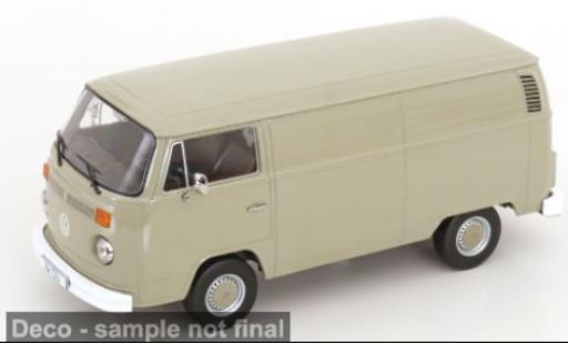 Modelauto Volkswagen T2 B Bus grijs 1972 1/18 KK Scale