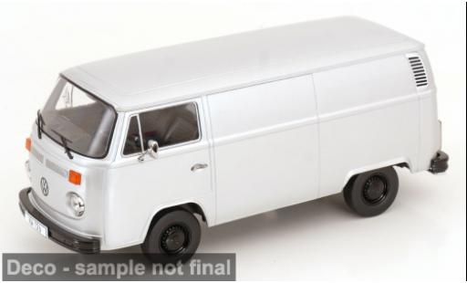 Modelauto Volkswagen T2 B Delivery Van grijs 1972 1/18 KK Scale