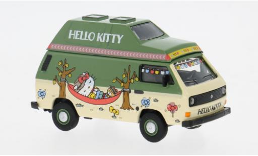 Modelauto Volkswagen T3 Base Hello Kitty Camping 1/64 Tarmac Works