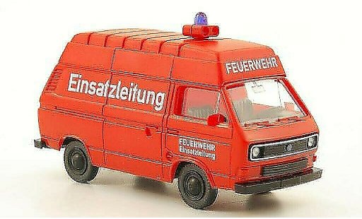 Volkswagen T3 Base 1/87 Wiking Hochdakbestelwagen Brandweer Einsatzleitung modelauto