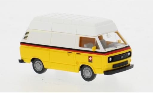 Modelauto Volkswagen T3 A Bestelwagen 1979 Schweizer Post (CH) 1/87 Wiking