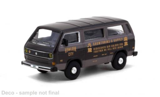 Modelauto Volkswagen T3 Base zwart GRS X TARMAC 1/64 Tarmac Works