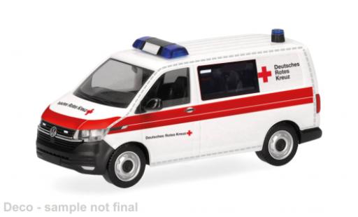 Modelauto Volkswagen T6 T6.1 .1 Halbbus DRK 1/87 Herpa