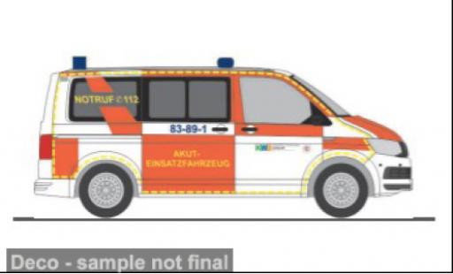 Modelauto Volkswagen T6 T6 Akut-Einsatzfahrzeug Goslar 1/87 Rietze