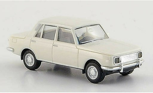 Wartburg 353 Base 1/87 Herpa grijs-wit 1966 modelauto