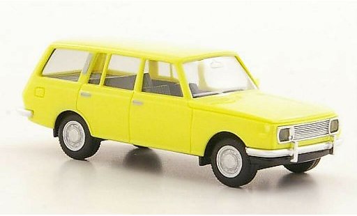 Wartburg 353 Tourist 1/87 Herpa geel modelauto