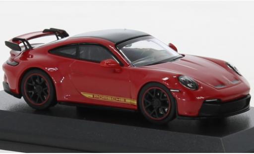 Modelauto Porsche 911 GT3 rood 1/64 Wbros