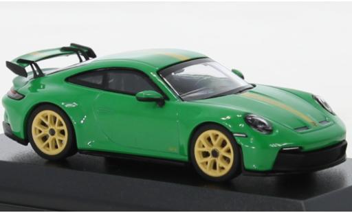 Modelauto Porsche 911 GT3 groen 1/64 Wbros