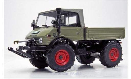 Modelauto Mercedes Unimog 406-425 406 (U84) beige 1971 met Faltkap 1/32 weise toys