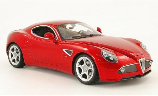 Modelauto Alfa Romeo 8C competizione rood 1/18 Welly