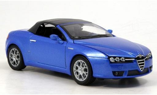 Modelauto Alfa Romeo Spider veloce met.-blauw gesloten 1/24 Welly