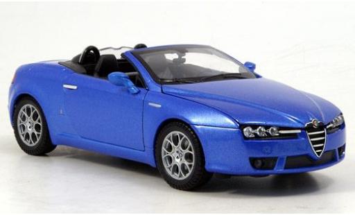Modelauto Alfa Romeo Spider veloce met.-blauw open 1/24 Welly