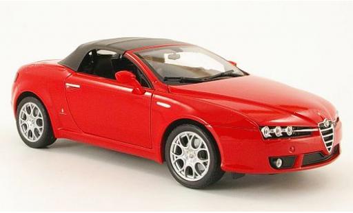 Modelauto Alfa Romeo Spider veloce rood gesloten 1/18 Welly