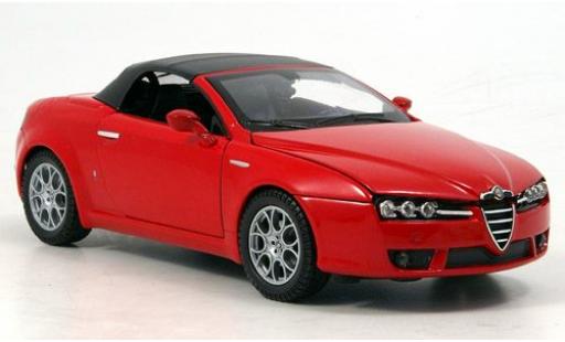 Modelauto Alfa Romeo Spider veloce rood gesloten 1/24 Welly