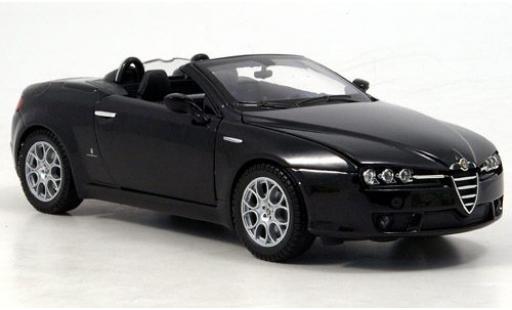 Modelauto Alfa Romeo Spider veloce zwart open 1/24 Welly