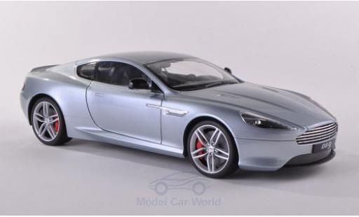 Modelauto Aston Martin DB9 coupe grijs 1/18 Welly