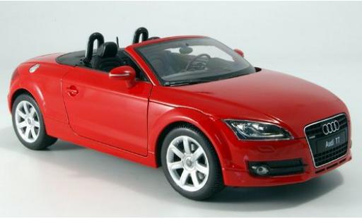 Modelauto Audi TT roadster rood open 1/18 Welly