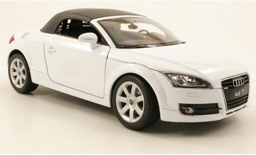 Modelauto Audi TT roadster wit gesloten 1/18 Welly