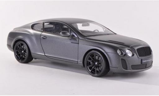 Modelauto Bentley Continental Supersports mat-antraciet LHD 1/18 Welly