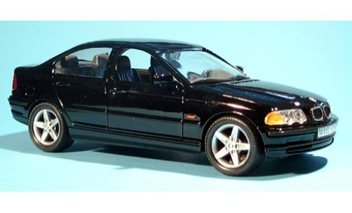 Modelauto Bmw 328 berline i zwart 1998 1/24 Welly