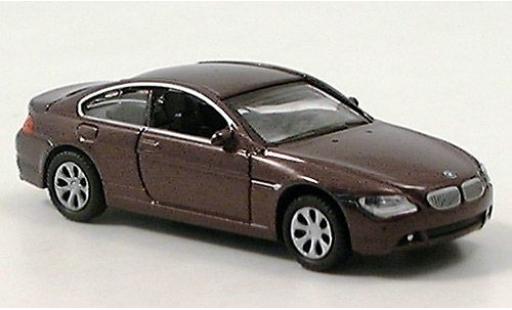 Modelauto Bmw 645 Cabriolet ci met.lila 1/87 Welly
