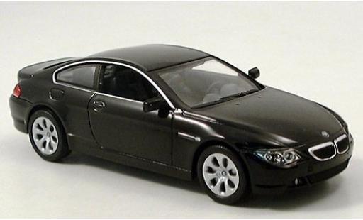 Modelauto Bmw 645 Cabriolet ci zwart 1/43 Welly
