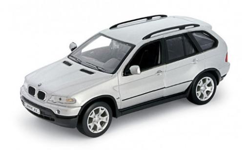 Modelauto Bmw X5 suv grijs 1/24 Welly