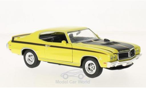 Modelauto Buick GSX coupe X geel/zwart 1970 1/24 Welly
