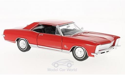 Modelauto Buick Riviera Grand Sport rood 1965 1/24 Welly