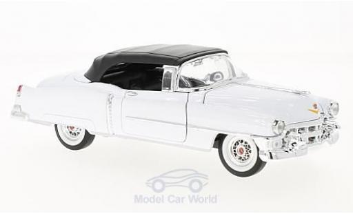Modelauto Cadillac Eldorado Coupe wit/zwart 1/24 Welly