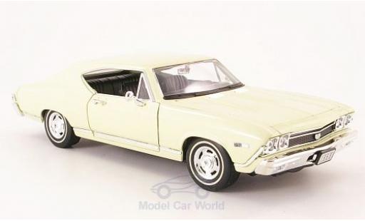 Modelauto Chevrolet Chevelle SS 396 beige 1968 1/24 Welly