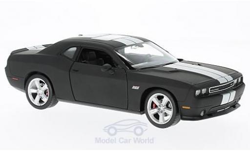 Modelauto Dodge Challenger SRT mat-zwart/grijs 2012 zonder Vitrine 1/24 Welly