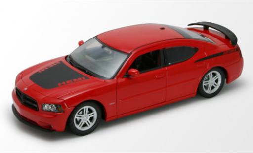 Modelauto Dodge Charger R/T oranje 2006 1/24 Welly