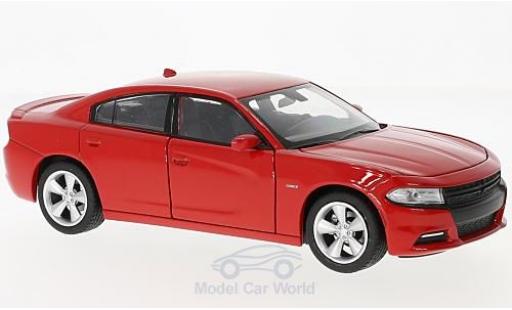 Modelauto Dodge Charger R/T rood 2016 1/24 Welly