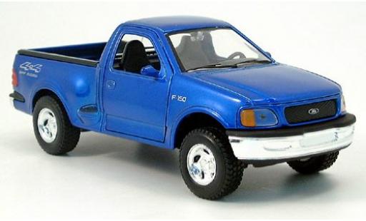 Modelauto Ford F-150 Pickup F 150 Styleside blauw 1999 1/24 Welly