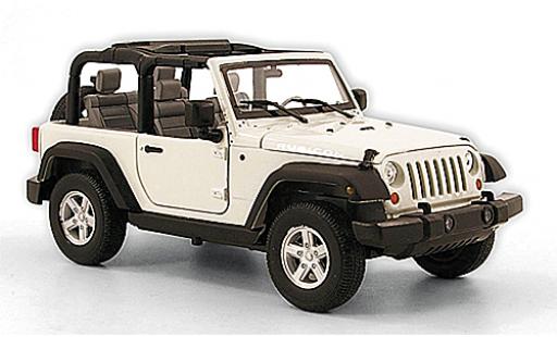 Modelauto Jeep Wrangler Rubicon wit 2007 1/24 Welly