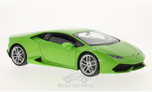 Modelauto Lamborghini Huracan LP 610-4 metallic groen 1/18 Welly