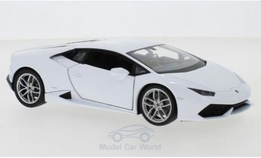 Modelauto Lamborghini Huracan LP 610-4 wit 1/24 Welly