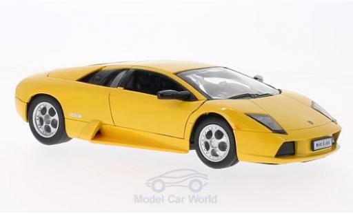 Modelauto Lamborghini Murcielago Base geel 1/24 Welly