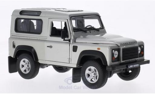 Modelauto Land Rover Defender Base grijs 1/24 Welly