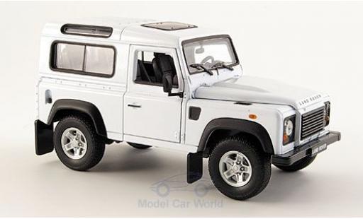 Modelauto Land Rover Defender Base wit 1/24 Welly