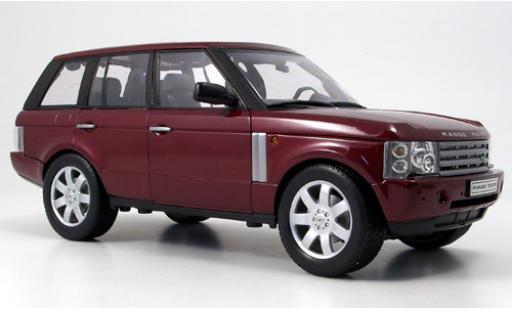 Modelauto Land Rover Range Rover Base dkl.-rot-met. 2003 1/18 Welly