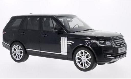 Modelauto Land Rover Range Rover Base metallic zwart 2013 GTA Edition 1/18 Welly