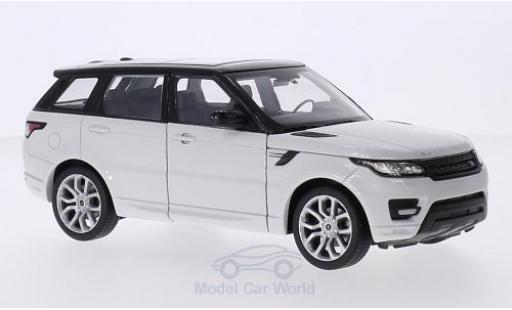 Modelauto Land Rover Range Rover Base Sport wit/zwart 1/24 Welly