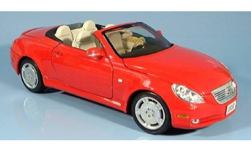 Modelauto Lexus SC 430 Cabriolet rood 1/18 Welly
